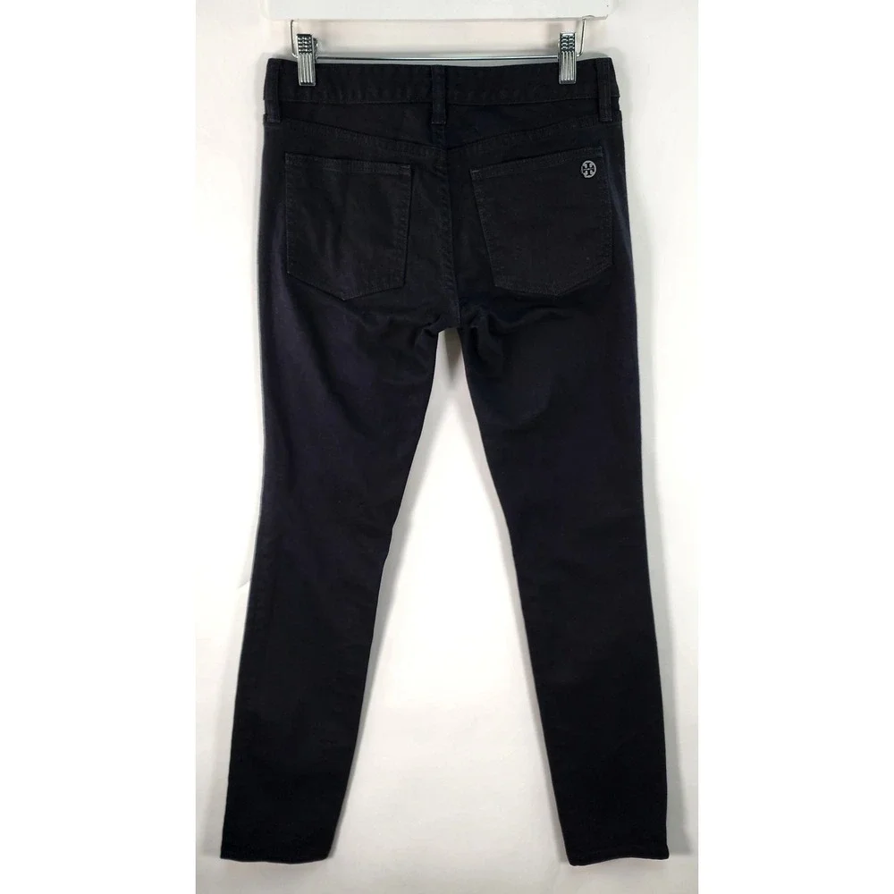 Tory Burch Super Skinny Jeans Women's 27 Black Capsule Minimalist Wardrobe